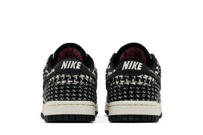Nike Dunk Low Harris Tweed White Black Multi (Women's) sneaker afbeelding 6 - stylecode HQ5036-901