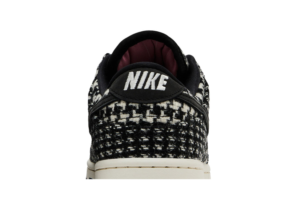 Nike Dunk Low Harris Tweed White Black Multi (Women's) sneaker afbeelding 7 - stylecode HQ5036-901