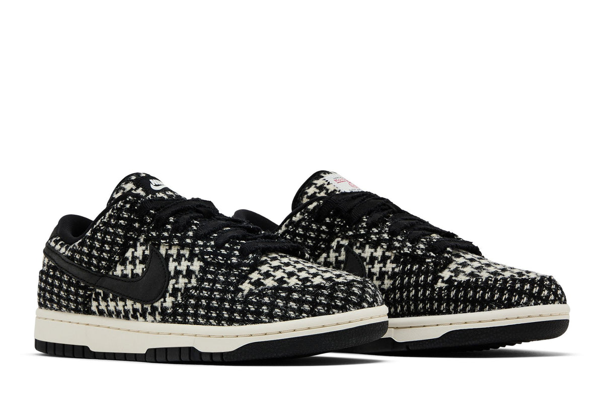 Nike Dunk Low Harris Tweed White Black Multi (Women's) sneaker afbeelding 8 - stylecode HQ5036-901