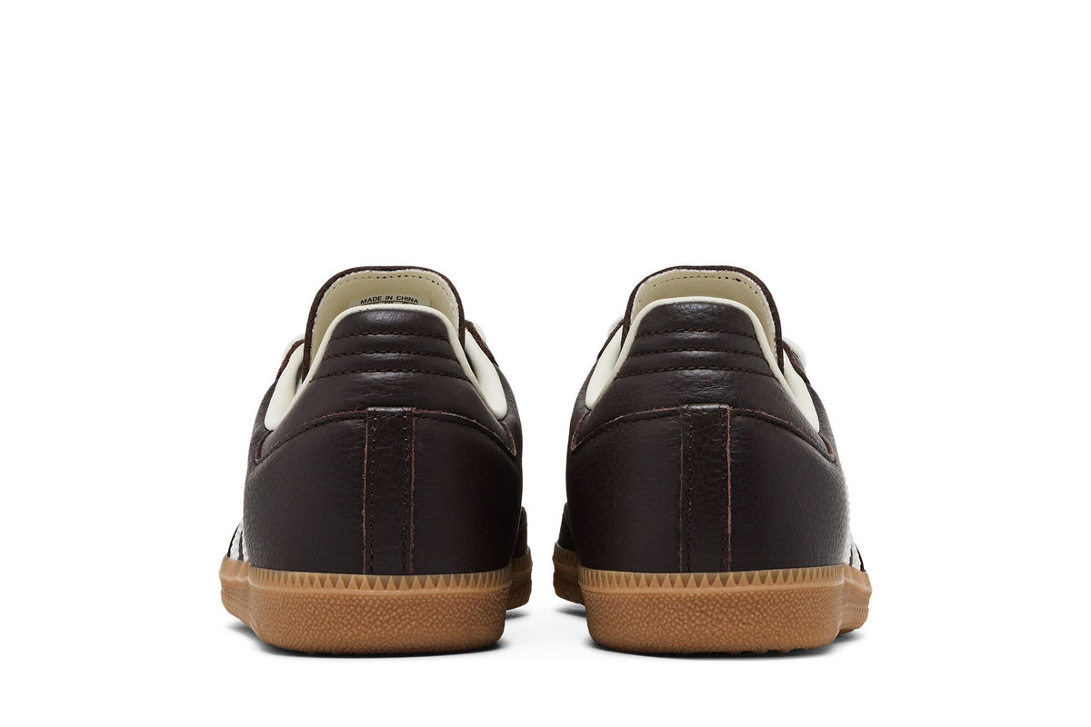 adidas Samba OG Dark Brown Off White Gum sneaker afbeelding 6 - stylecode JR0891