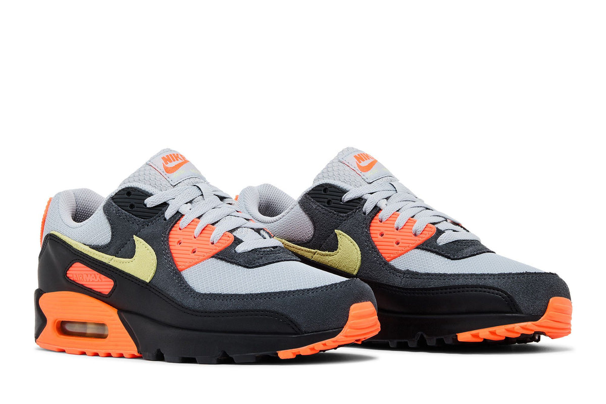 Nike Air Max 90 Light Smoke Grey Hyper Crimson Limelight sneaker afbeelding 8 - stylecode DM0029-018