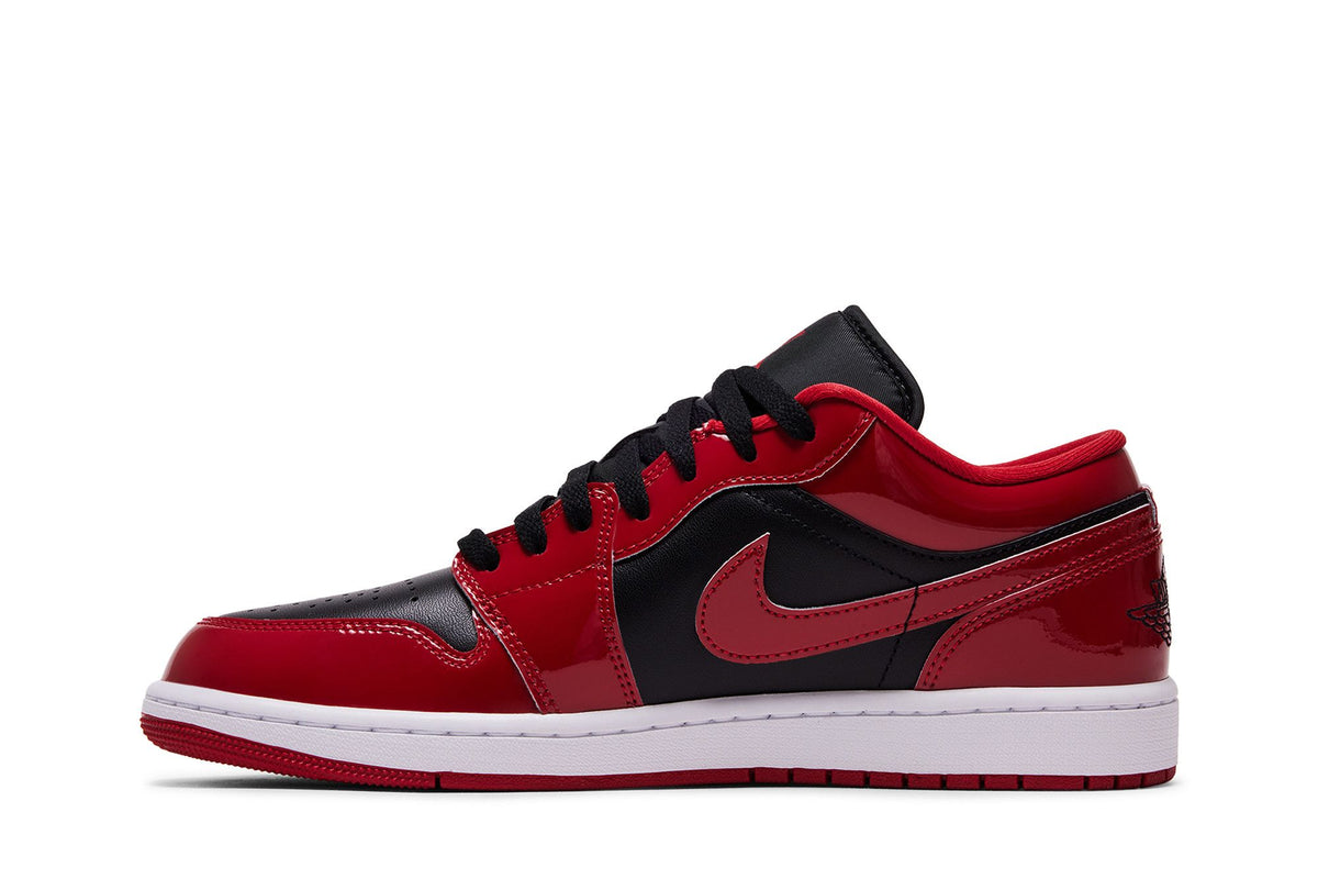 Jordan 1 Low SE Patent Varsity Red Black sneaker afbeelding 3 - stylecode HV4089-006