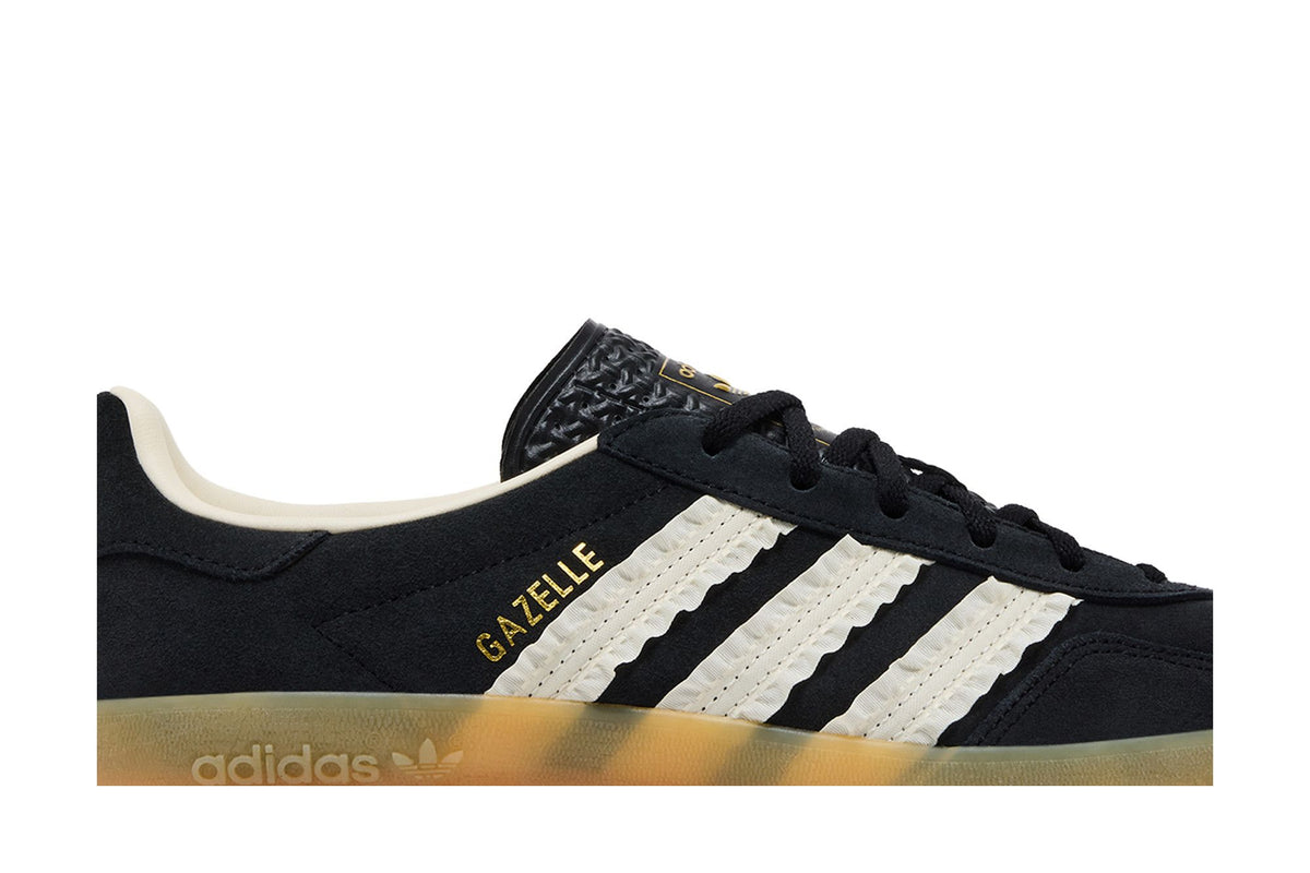 adidas Gazelle Indoor Core Black Cream White Gum (Women's) sneaker afbeelding 2 - stylecode JS1412