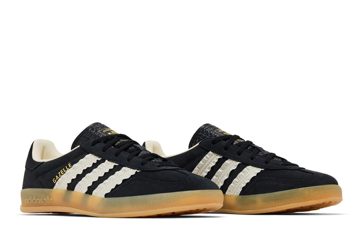 adidas Gazelle Indoor Core Black Cream White Gum (Women's) sneaker afbeelding 8 - stylecode JS1412