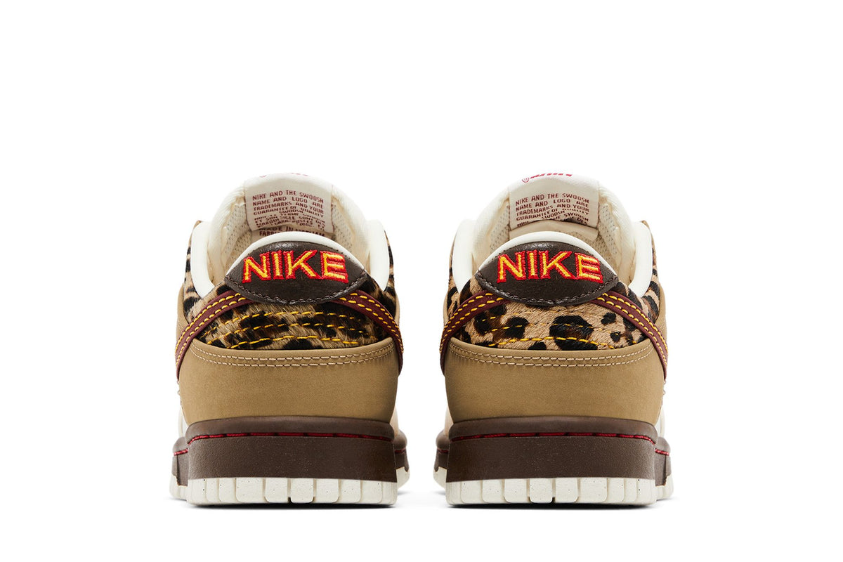 Nike Dunk Low Retro Khaki Team Red Pearl White (Women's) sneaker afbeelding 6 - stylecode IM6687-262
