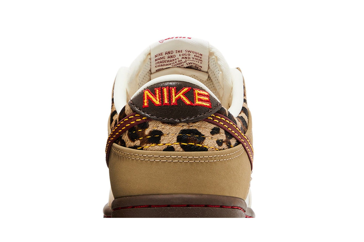 Nike Dunk Low Retro Khaki Team Red Pearl White (Women's) sneaker afbeelding 7 - stylecode IM6687-262