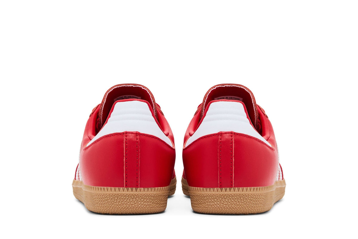 adidas Samba OG Better Scarlet White Gold (Women's) sneaker afbeelding 6 - stylecode KI2694