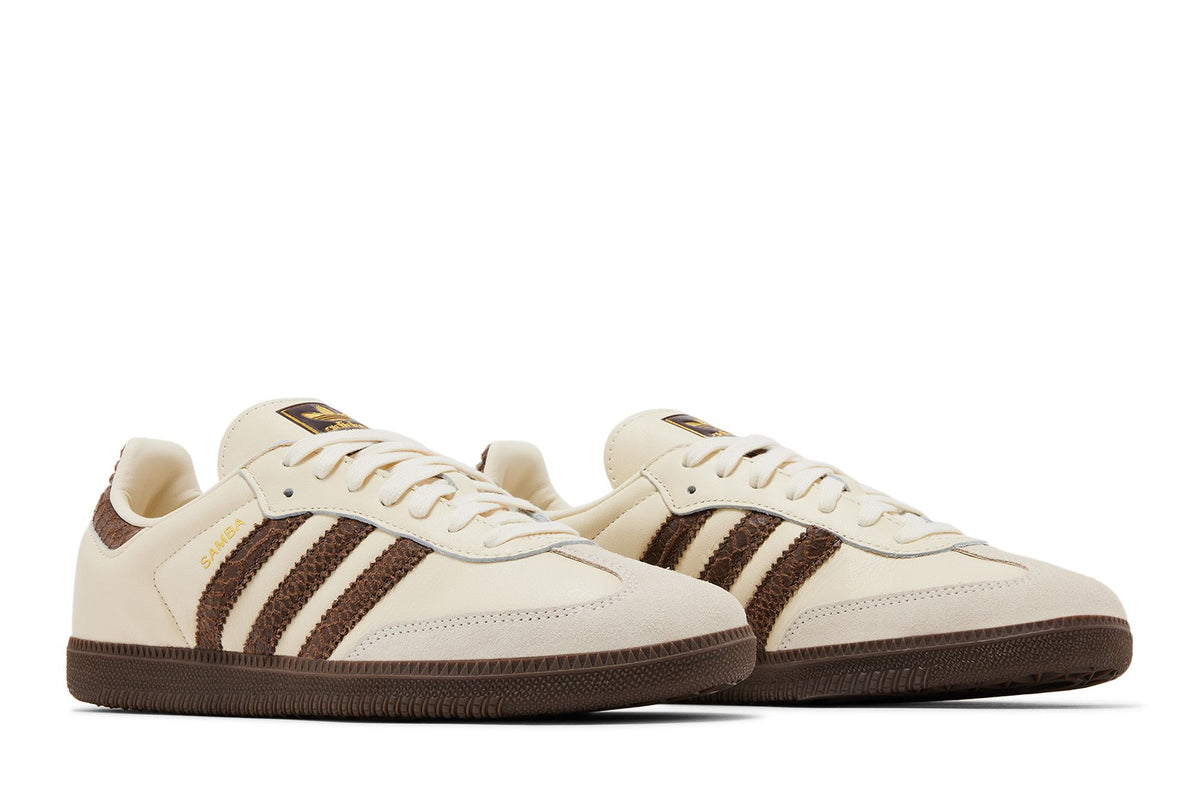 adidas Samba OG Cream Earth Strata Maroon (Women's) sneaker afbeelding 8 - stylecode IH3980