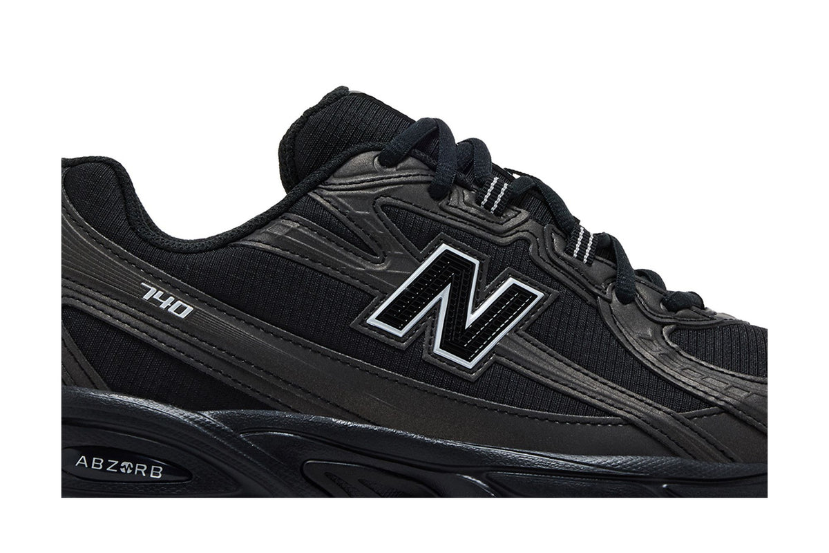 New Balance 740 Black Silver Metallic sneaker afbeelding 2 - stylecode U740BS2