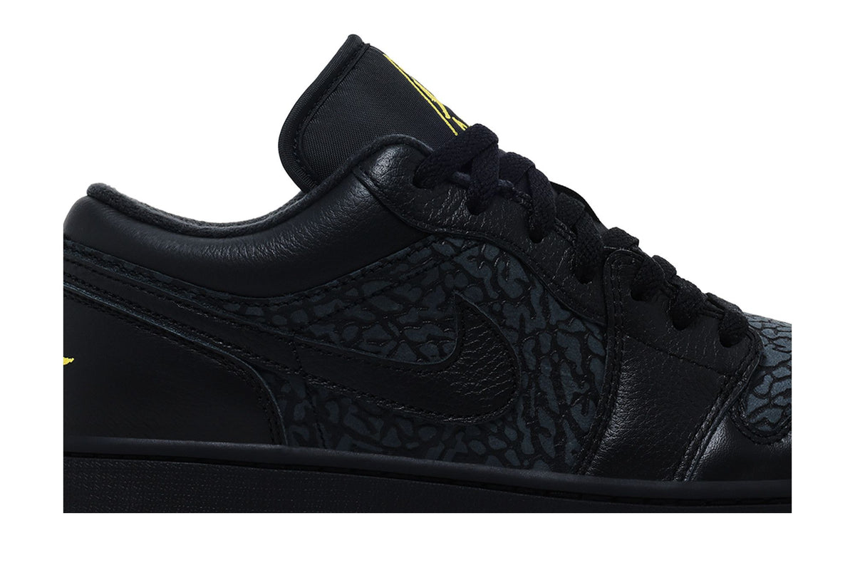 Jordan 1 Low Black Elephant Print sneaker afbeelding 2 - stylecode IM6568-010