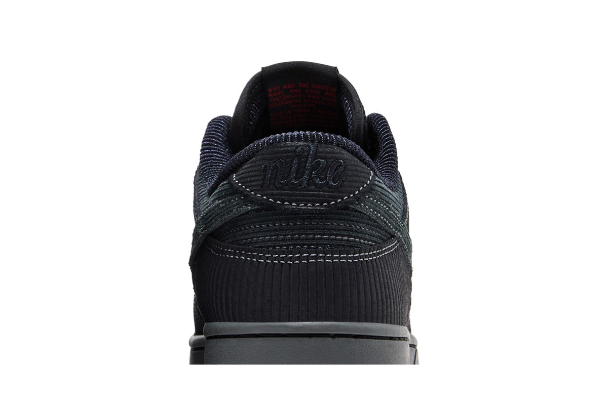 Nike Dunk Low Retro Premium Black Corduroy sneaker afbeelding 7 - stylecode IB7746-001