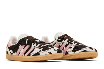 adidas Samba OG Cow Print Dark Brown Wonder Mauve (Women's) sneaker afbeelding 8 - stylecode KK2239