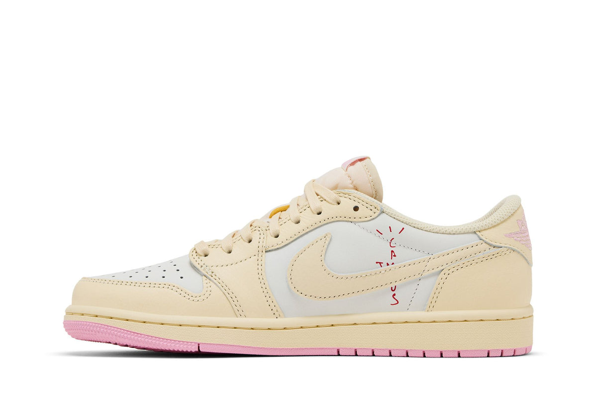 Jordan 1 Retro Low OG SP Travis Scott Shy Pink sneaker afbeelding 3 - stylecode IQ7604-100