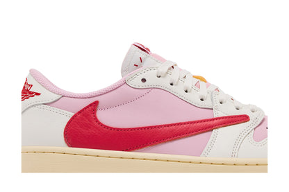 Jordan 1 Retro Low OG SP Travis Scott Sail Tropical Pink sneaker afbeelding 2 - stylecode IQ7604-101