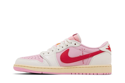 Jordan 1 Retro Low OG SP Travis Scott Sail Tropical Pink sneaker afbeelding 3 - stylecode IQ7604-101