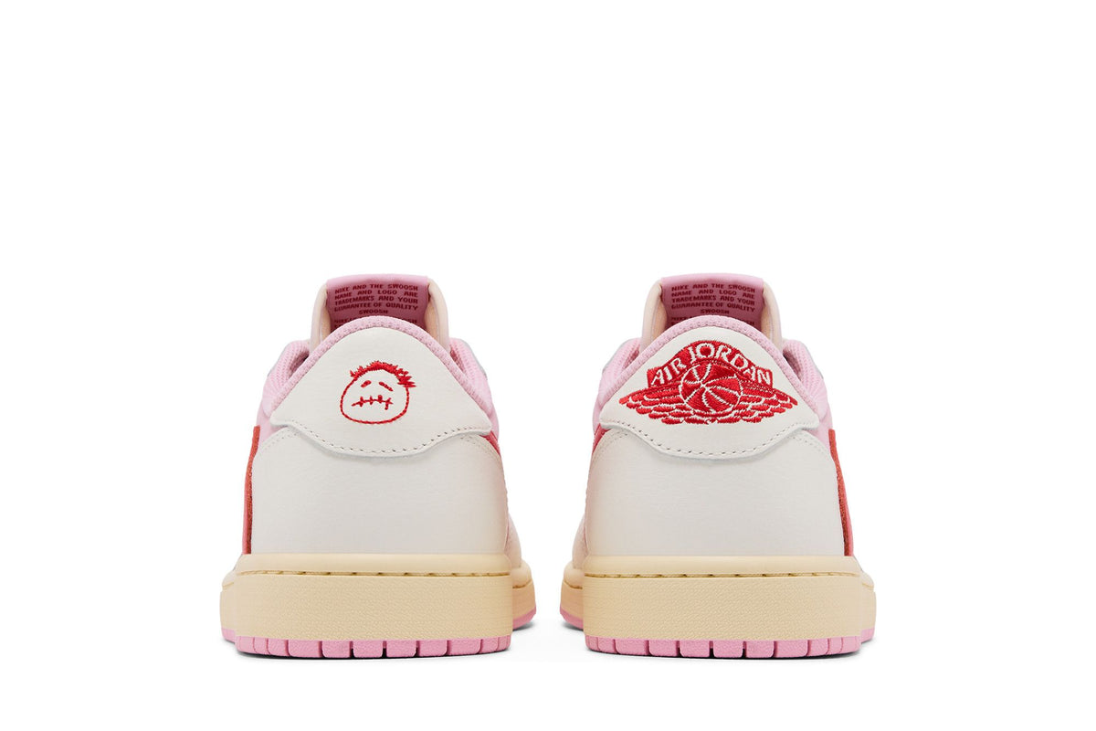 Jordan 1 Retro Low OG SP Travis Scott Sail Tropical Pink sneaker afbeelding 6 - stylecode IQ7604-101