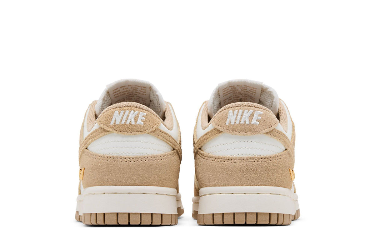 Nike Dunk Low Sail Metallic Gold Linen (Women's) sneaker afbeelding 6 - stylecode IO4244-101