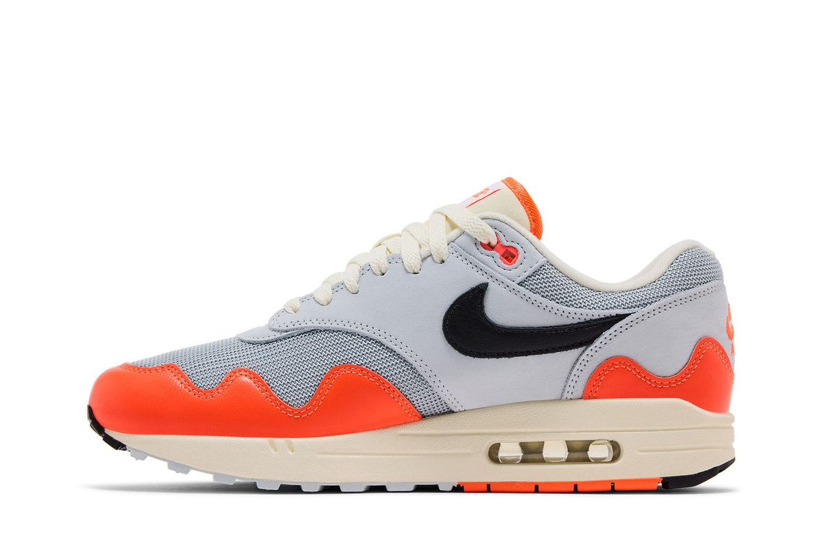 Nike Air Max 1 Patta Waves Hyper Crimson Pure Platinum (With Bracelet) sneaker afbeelding 3 - stylecode II7055-800