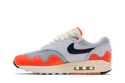 Nike Air Max 1 Patta Waves Hyper Crimson Pure Platinum (With Bracelet) sneaker afbeelding 3 - stylecode II7055-800