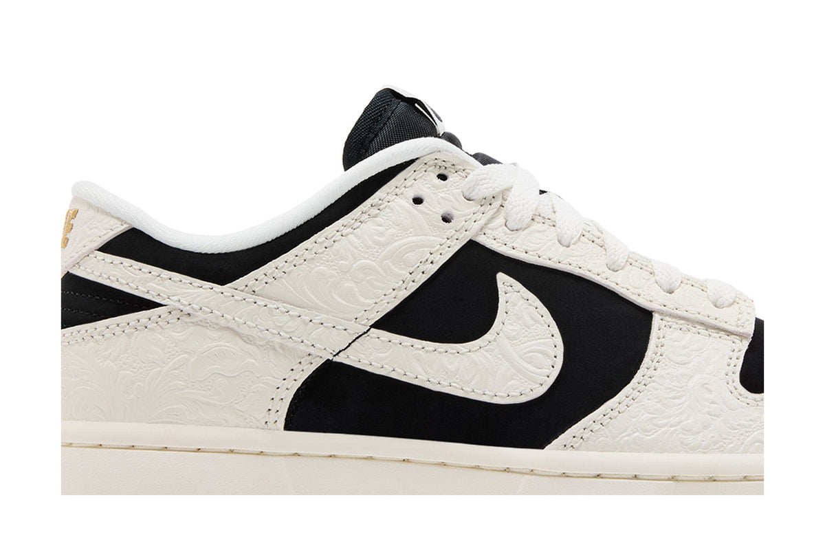 Nike Dunk Low Embossed Black Sail (Women's) sneaker afbeelding 2 - stylecode IF3944-001