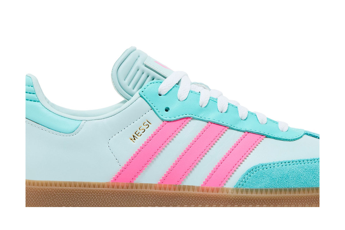 adidas Samba Messi Halo Mint Pink sneaker afbeelding 2 - stylecode KI8505