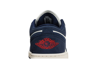 Jordan 1 Low SE Obsidian Suede sneaker afbeelding 7 - stylecode IO7448-400