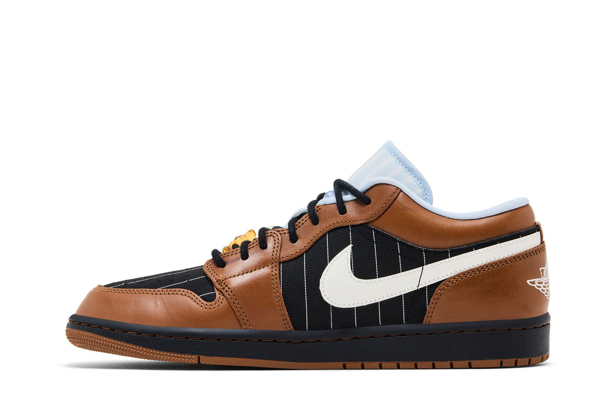 Jordan 1 Low SE Black Sail Light British Tan sneaker afbeelding 3 - stylecode IR7560-010