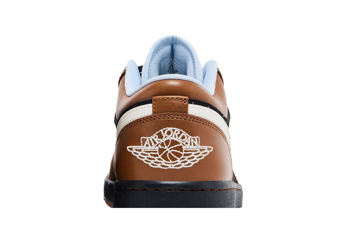Jordan 1 Low SE Black Sail Light British Tan sneaker afbeelding 7 - stylecode IR7560-010