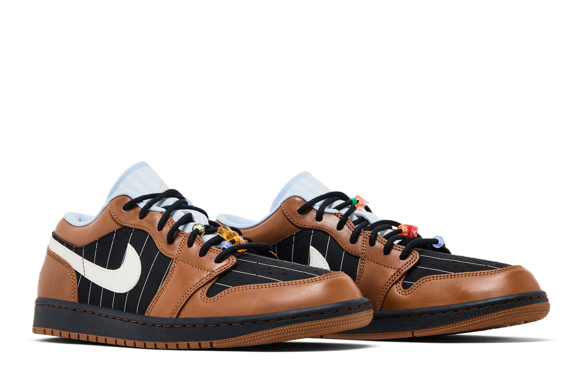 Jordan 1 Low SE Black Sail Light British Tan sneaker afbeelding 8 - stylecode IR7560-010