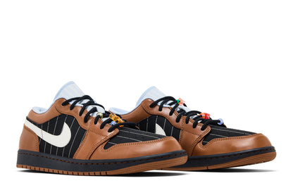 Jordan 1 Low SE Black Sail Light British Tan sneaker afbeelding 8 - stylecode IR7560-010