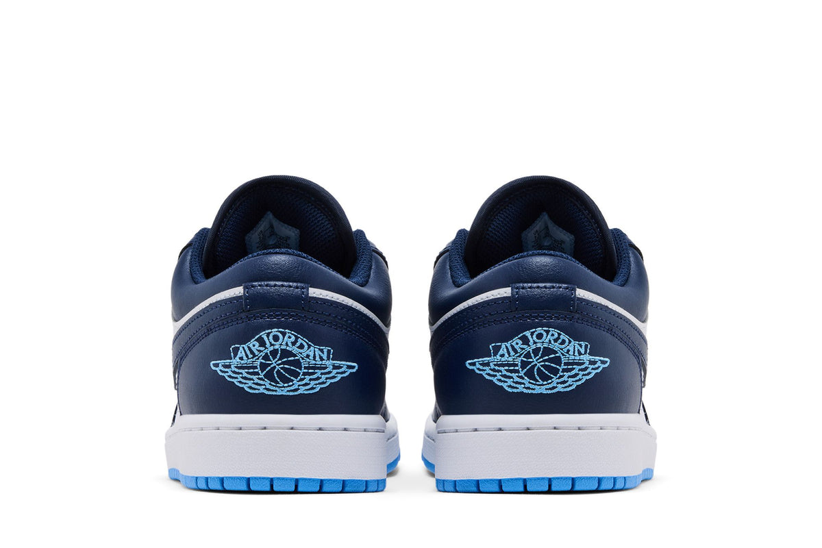 Jordan 1 Low Midnight Navy University Blue sneaker afbeelding 6 - stylecode 553558-404