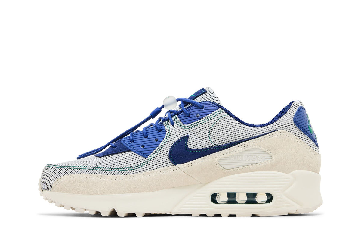 Nike Air Max 90 Coconut Milk Deep Royal Blue sneaker afbeelding 3 - stylecode IR1950-100