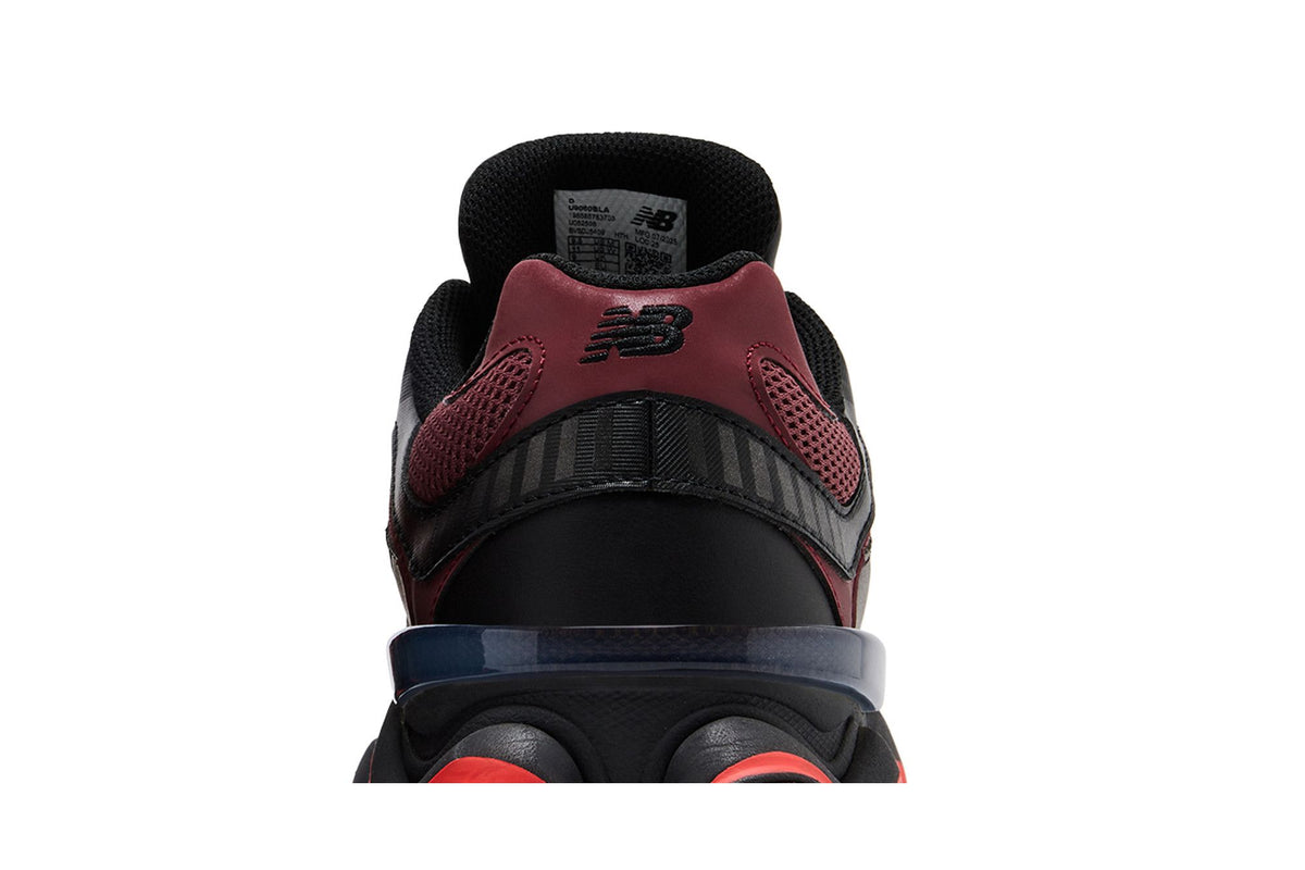 New Balance 9060 Black Washed Burgundy sneaker afbeelding 7 - stylecode U9060BLA