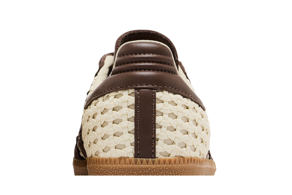 adidas Samba OG Basketweave Cream White Earth Strata (Women's) sneaker afbeelding 7 - stylecode IH9373