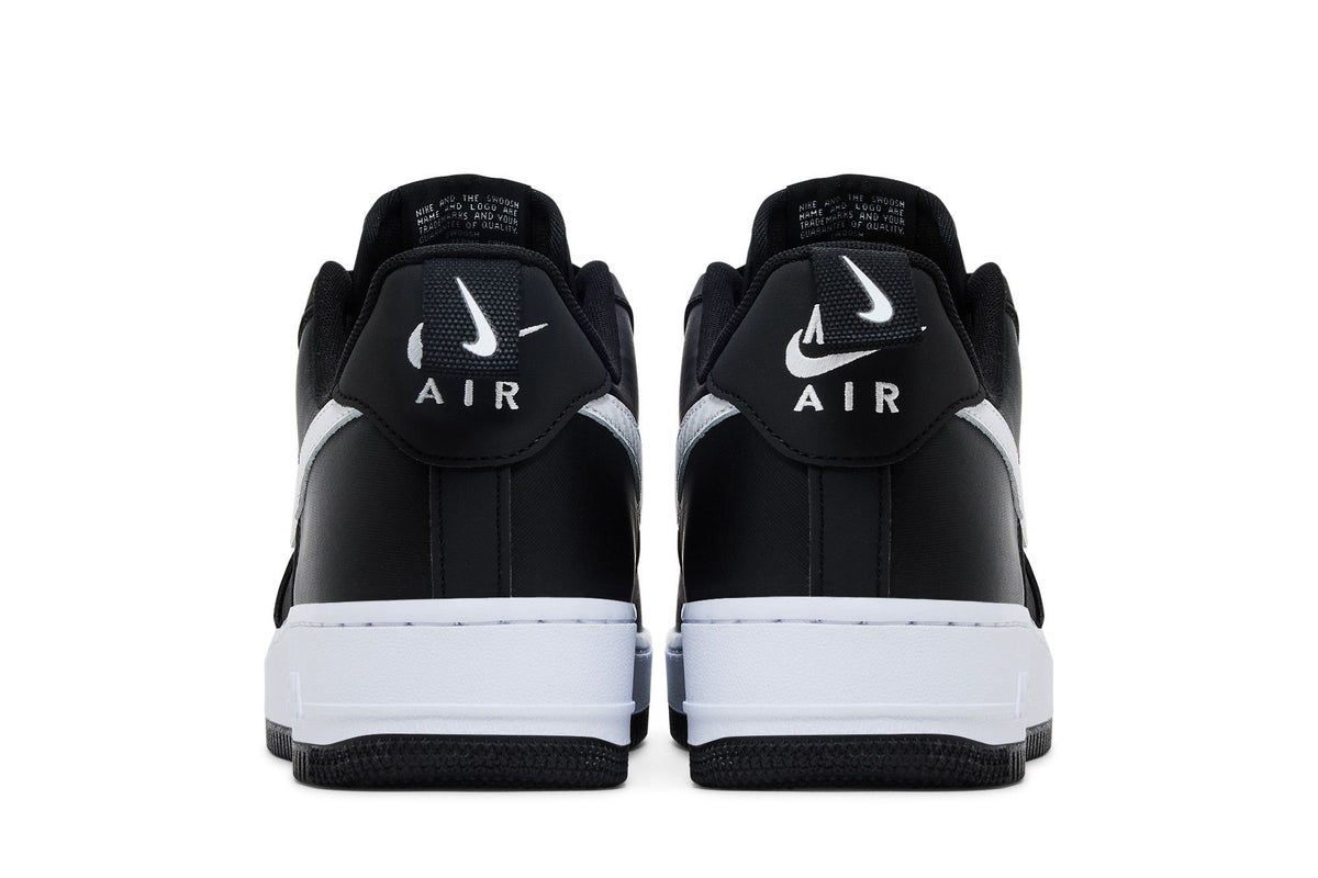 Nike Air Force 1 Low '07 LV8 Carbon Fiber Swoosh Black White sneaker afbeelding 6 - stylecode IR5599-001