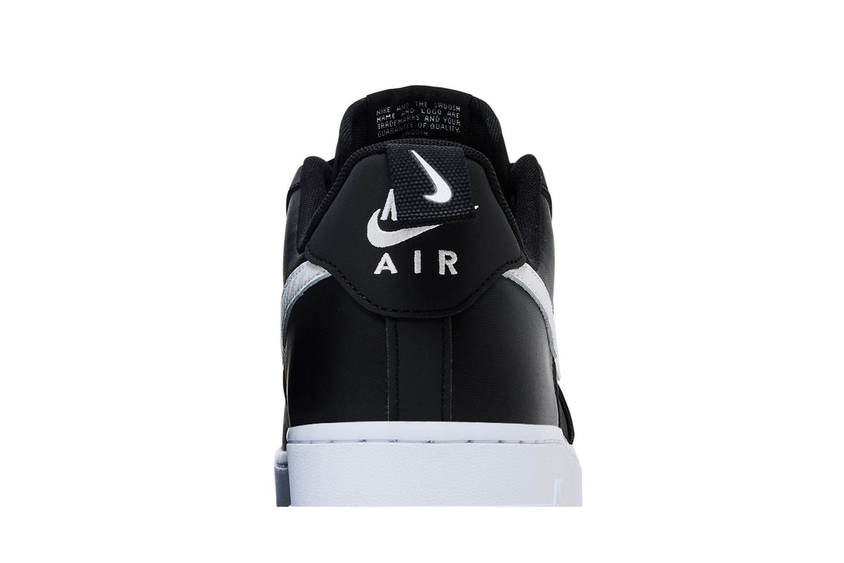 Nike Air Force 1 Low '07 LV8 Carbon Fiber Swoosh Black White sneaker afbeelding 7 - stylecode IR5599-001