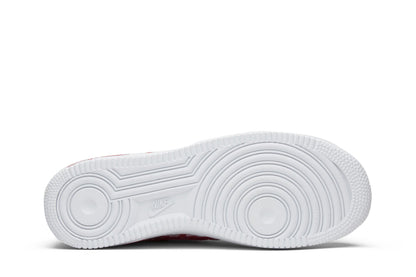 Nike Air Force 1 Low All Over Logo Red sneaker afbeelding 4 - stylecode AH8462-600