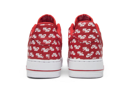 Nike Air Force 1 Low All Over Logo Red sneaker afbeelding 6 - stylecode AH8462-600