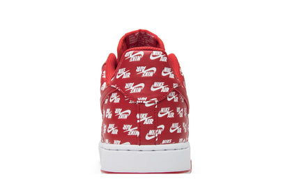 Nike Air Force 1 Low All Over Logo Red sneaker afbeelding 7 - stylecode AH8462-600