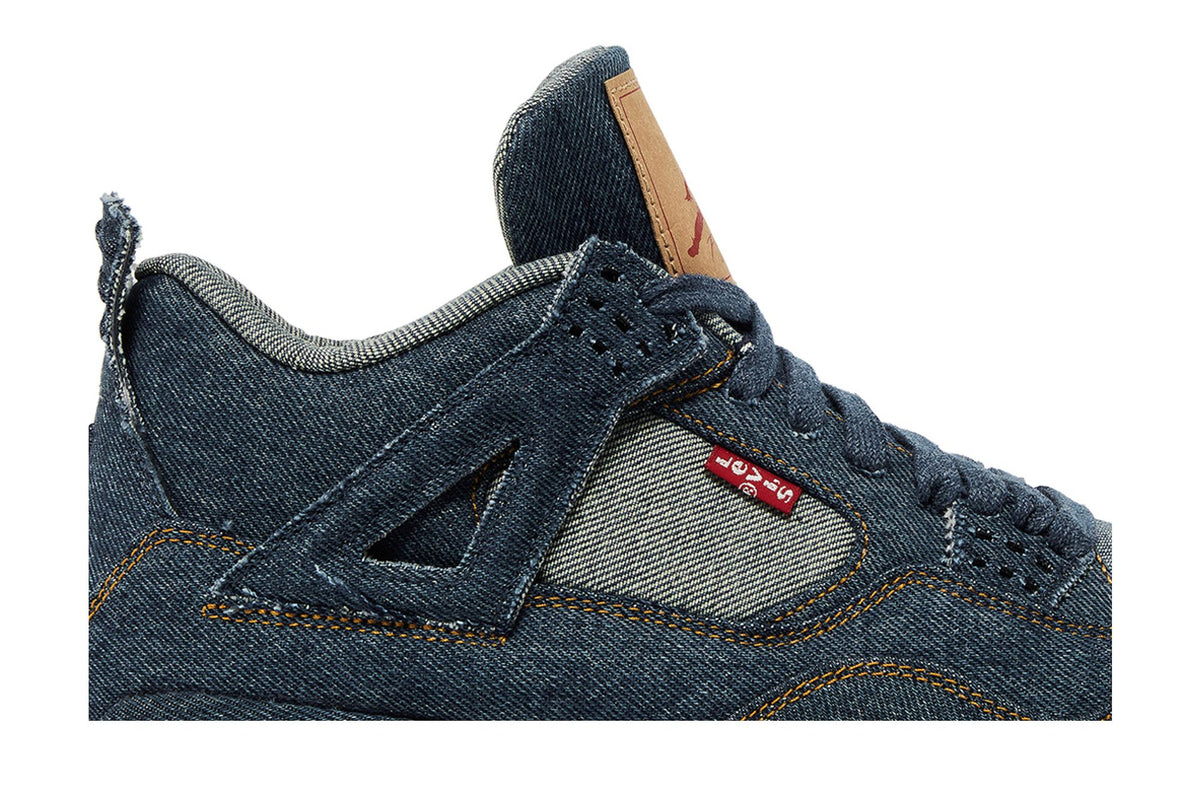 Jordan 4 Retro Levi's Denim (Tag with Levi's Logo) sneaker afbeelding 2 - stylecode AO2571-401