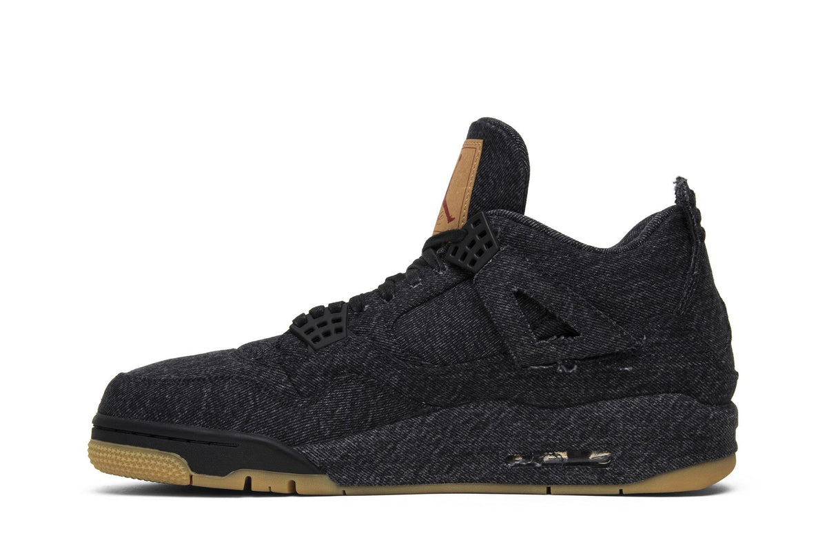Jordan 4 Retro Levi's Black (Levi's Tag) sneaker afbeelding 3 - stylecode AO2571-001