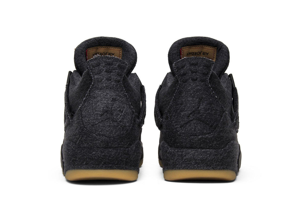 Jordan 4 Retro Levi's Black (Blank Tag) sneaker afbeelding 6 - stylecode AO2571 001