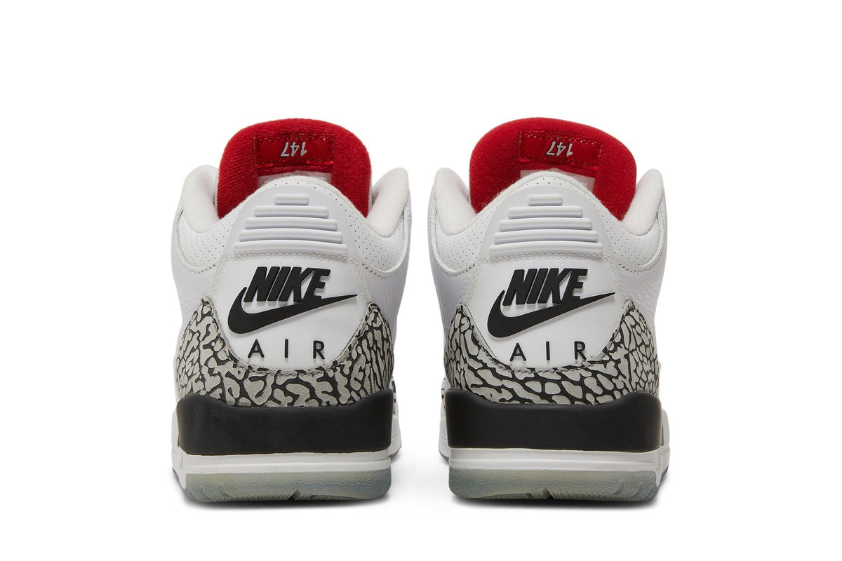 Jordan 3 Retro Free Throw Line White Cement sneaker afbeelding 6 - stylecode 923096-101
