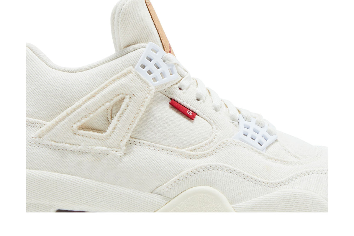 Jordan 4 Retro Levi's White (Levi's Tag) sneaker afbeelding 2 - stylecode AO2571-100