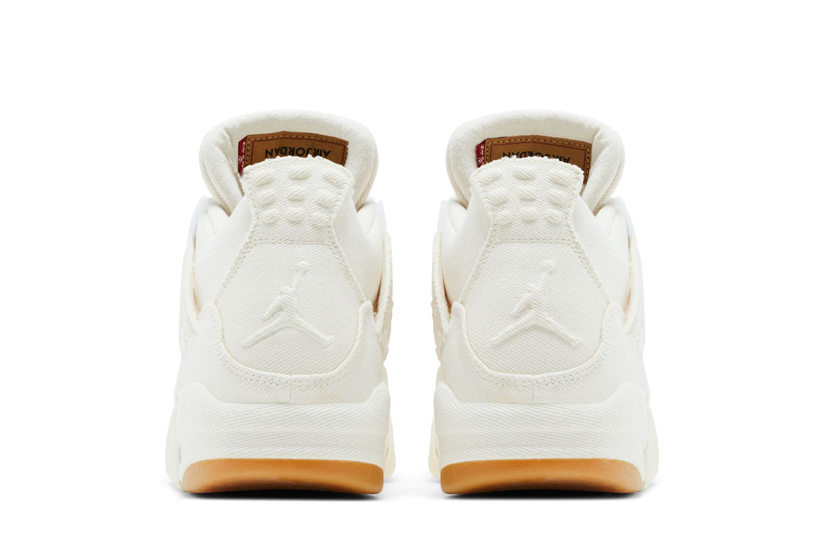 Jordan 4 Retro Levi's White (Levi's Tag) sneaker afbeelding 6 - stylecode AO2571-100