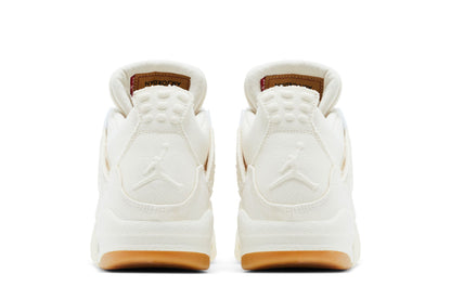 Jordan 4 Retro Levi's White (Levi's Tag) sneaker afbeelding 6 - stylecode AO2571-100
