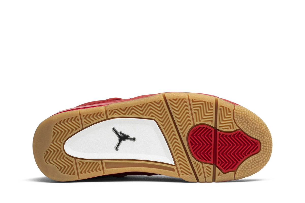 Jordan 4 Retro Fire Red Singles Day (2018) (Women's) sneaker afbeelding 4 - stylecode AV3914-600