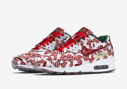 Nike Air Max 90 Candy Cane Christmas (2015) (Women's) sneaker afbeelding 3 - stylecode 813150-101