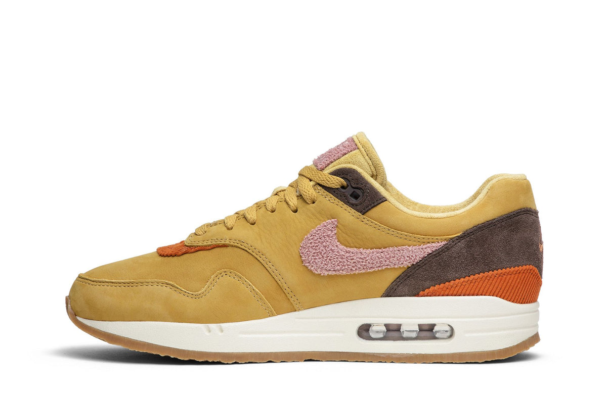 Nike Air Max 1 Crepe Wheat Gold Rust Pink sneaker afbeelding 3 - stylecode CD7861-700