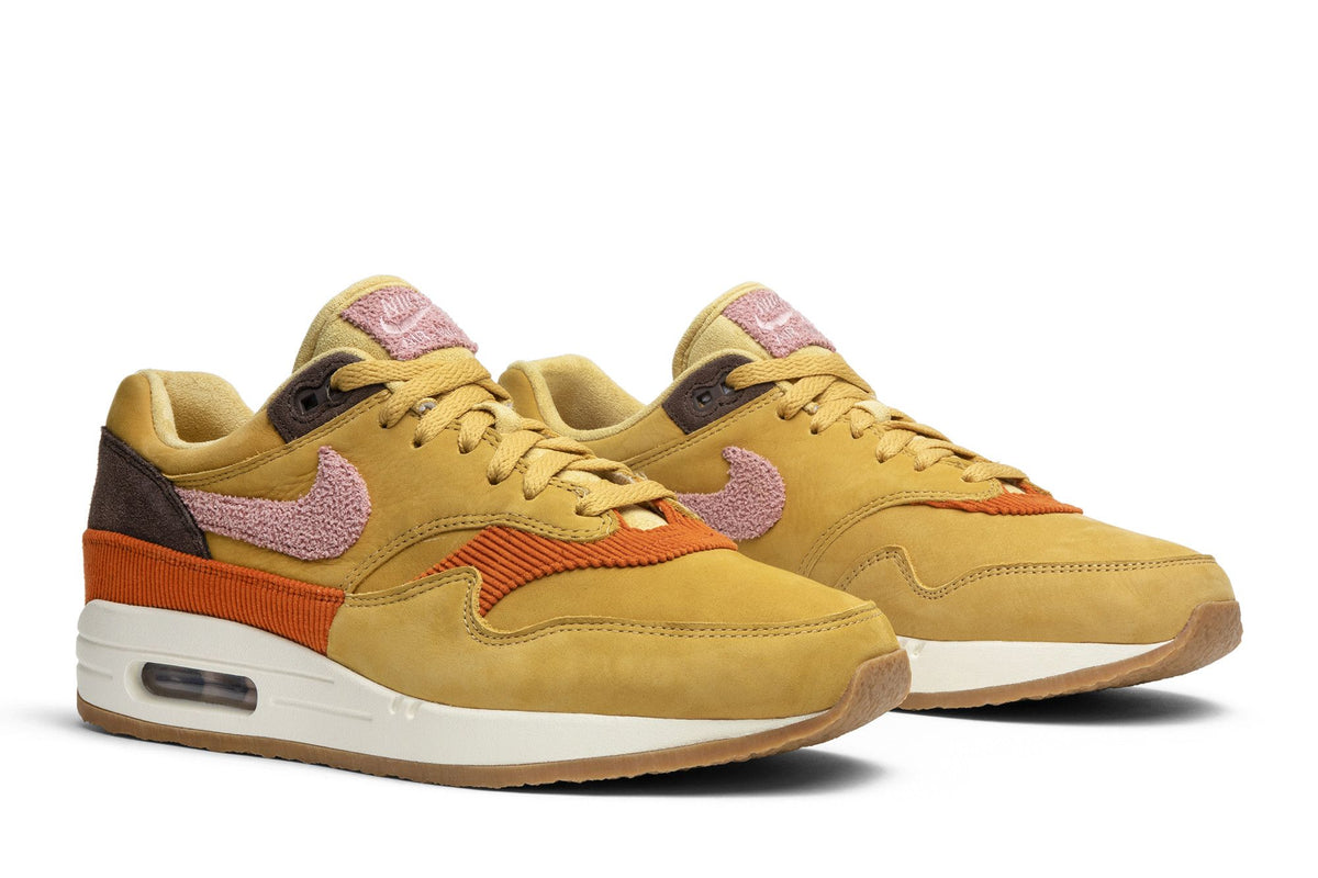 Nike Air Max 1 Crepe Wheat Gold Rust Pink sneaker afbeelding 8 - stylecode CD7861-700